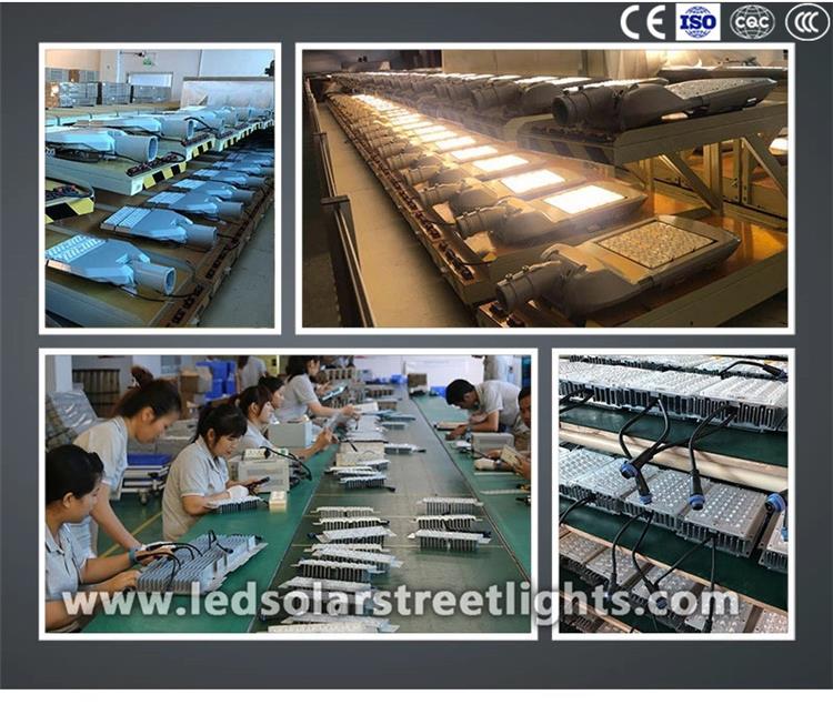 Production process of led roadway luminaire